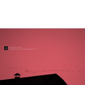 Et le soleil se coucha. Comme dans une BD © Julie Beauchemin