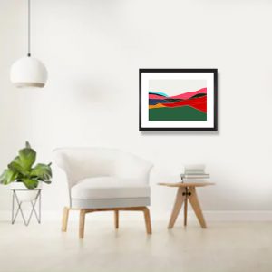 La mer agitée -- tirée de l'expo sur KAMOURASKA